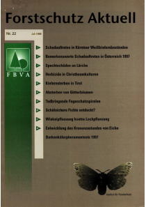 Forstschutz Aktuell 22/1998
