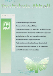 Forstschutz Aktuell 15/1994