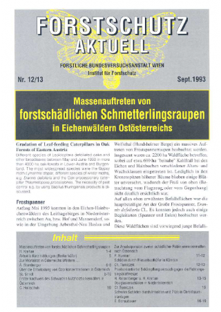 Forstschutz Aktuell 12-13/1993