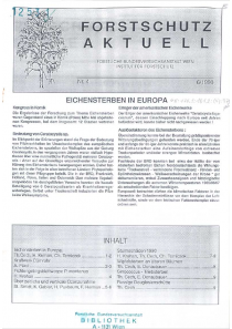 Forstschutz Aktuell  4/1990