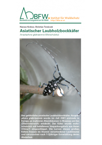 Merkblätter - Waldschutz 2015/1