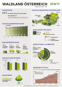 Waldland Österreich Poster