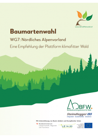 Baumartenwahl - WG7: Nördliches Alpenvorland