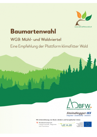 Baumartenwahl - WG9: Mühl- und Waldviertel