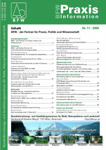 BFW-Praxisinfo 11/2006
