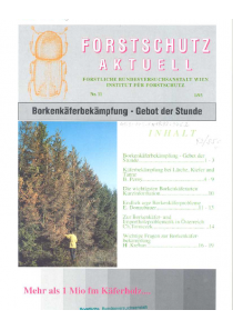 Forstschutz Aktuell 11/1993