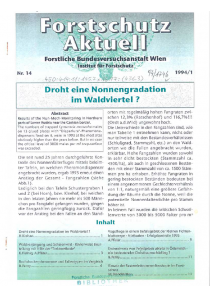 Forstschutz Aktuell 14/1994